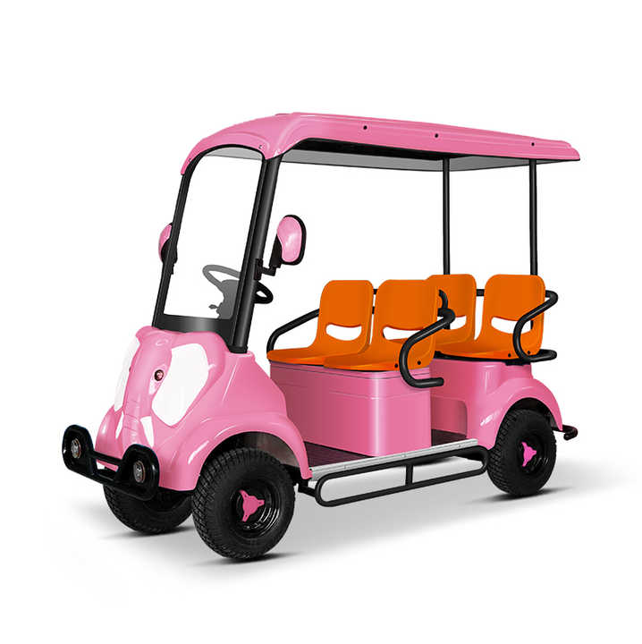 1500W Four-Seater High-Power Electric Tricycle for Outdoor Recreation Reliable Electromagnetic Brake for Scenic Tours