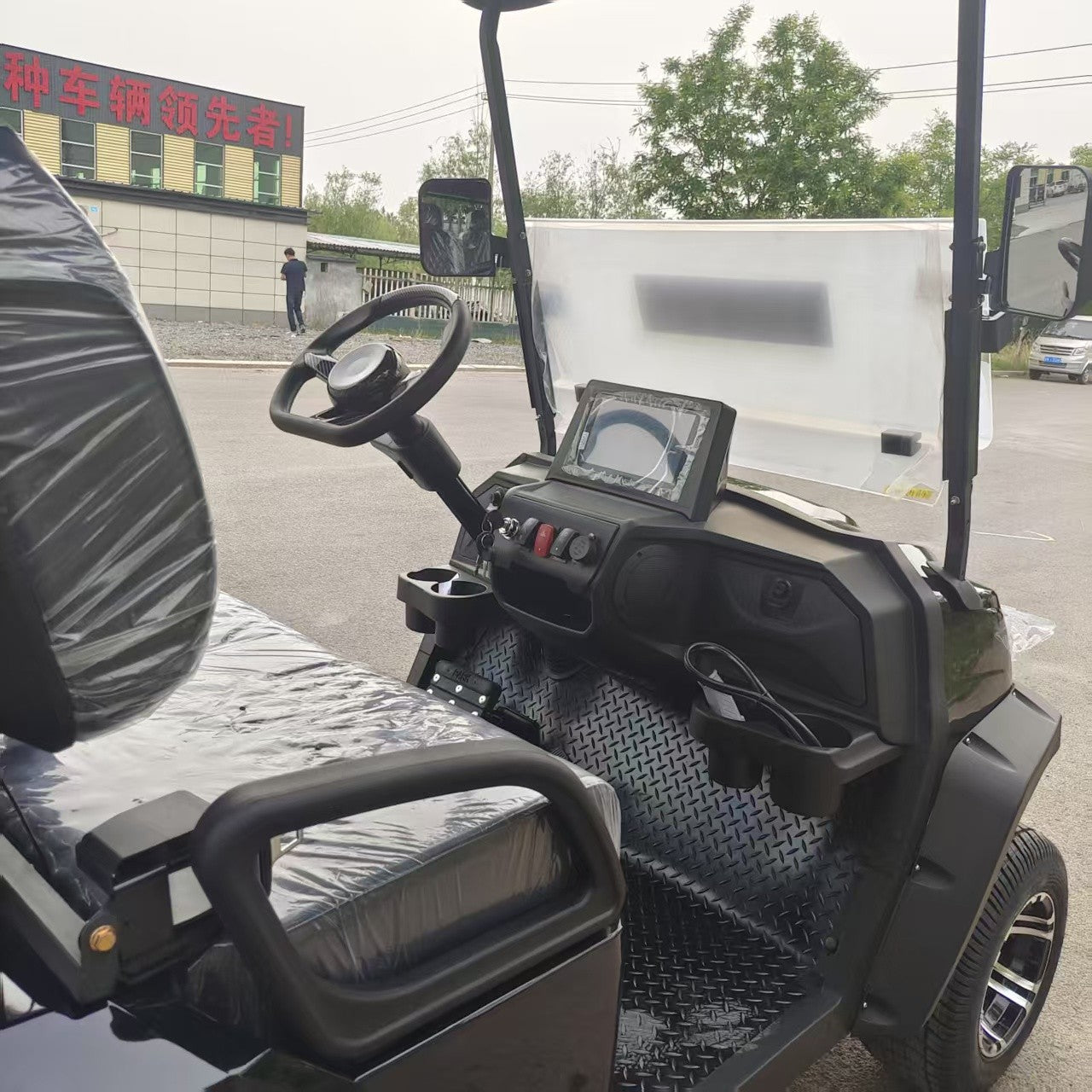 100% Best Quality Best Sellers Handicapped Two Seat Electric Golf Cart Four Wheel Electric Cart With Seat