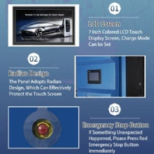 120kw new energy floor-standing electric vehicle charger commercial DC fast charging station