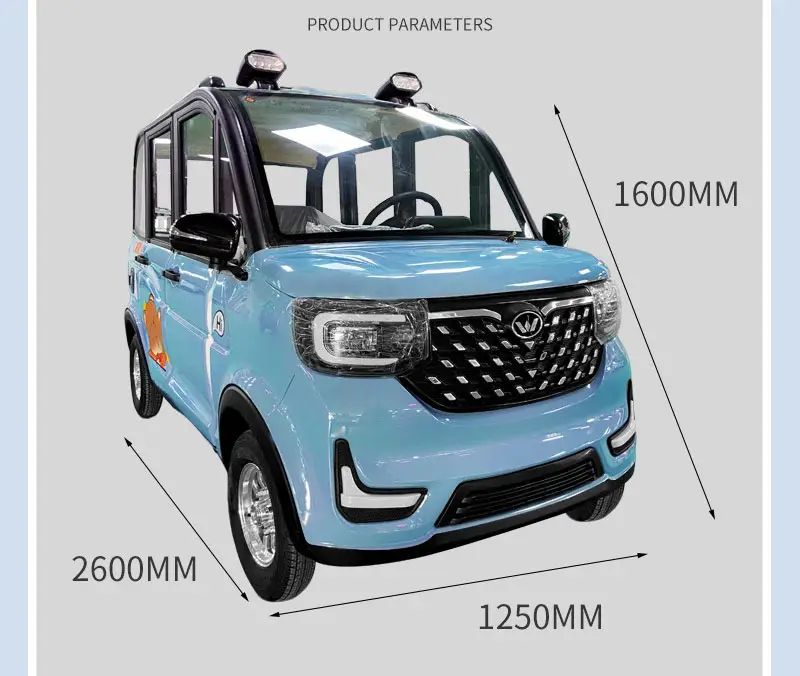 1000W Four-Wheel Electric Vehicle 4-Wheel Mini Electric Vehicle
