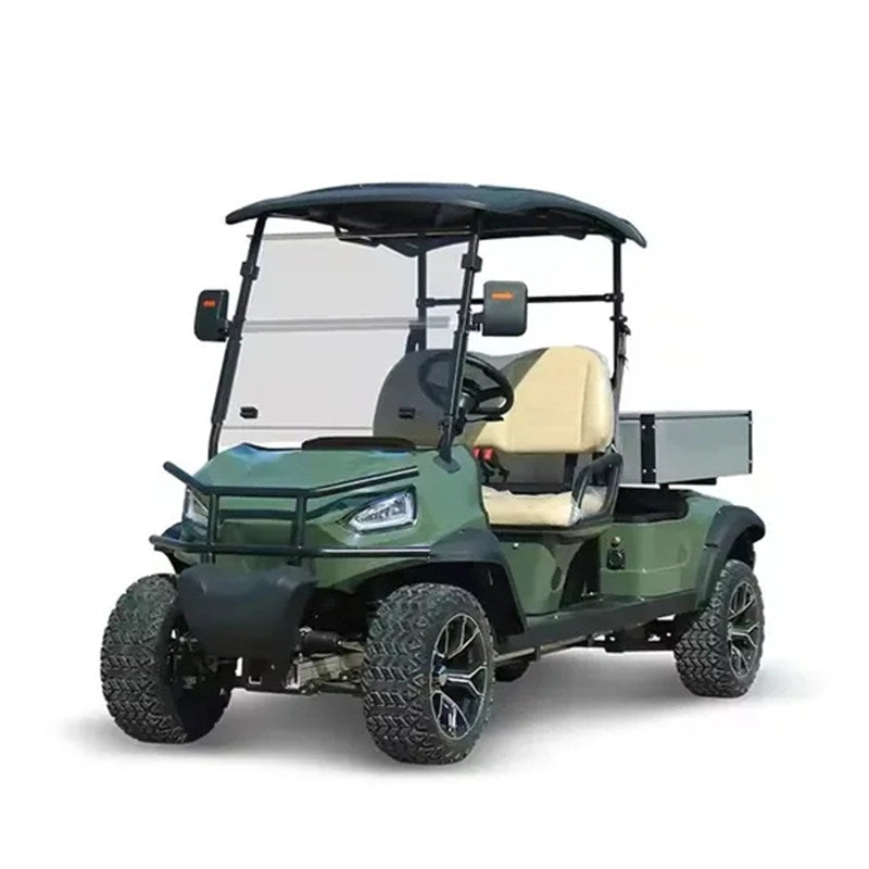 2 Seater Classic Electric Golf Cart with Cargo Box for Sale